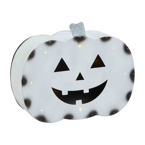 Tin Pumpkin Lanters - Eden Lifestyle