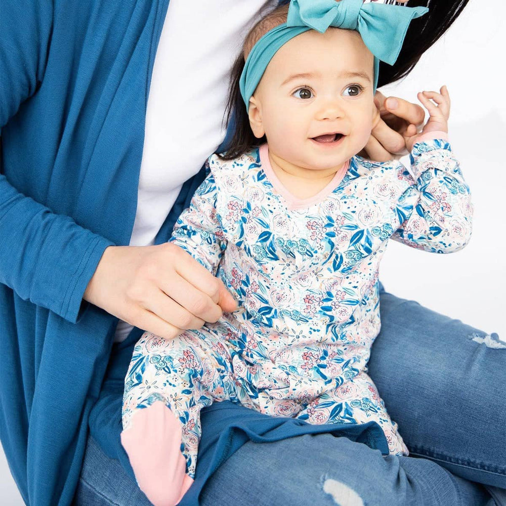 Once and Floral Modal Magnetic Parent Favorite Footie - Eden Lifestyle