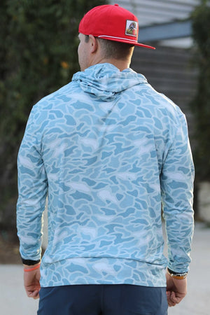 Performance Hoodie - Seaside Camo - Eden Lifestyle