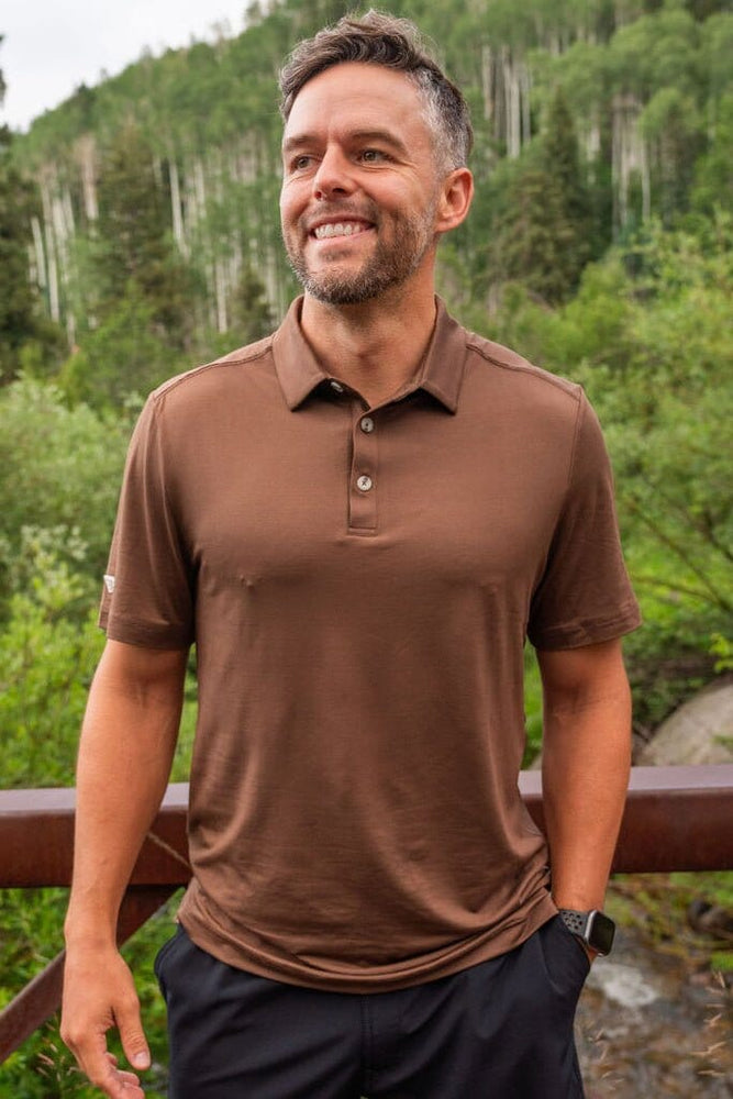 Performance Polo - Heather Brown