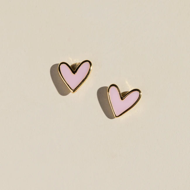 Pink Sweetheart Studs - Eden Lifestyle