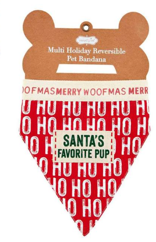 Mud Pie Reversible Holiday Bandana - Eden Lifestyle