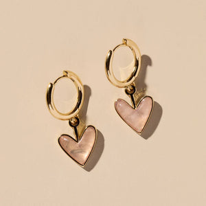 Rose Quartz Sweetheart Huggies - Eden Lifestyle