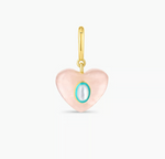 Rose Quartz Heart Parker Charm - Eden Lifestyle