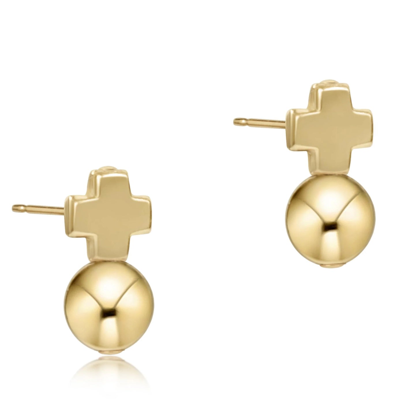 Signature Cross Gold Stud - Classic Gold - Eden Lifestyle