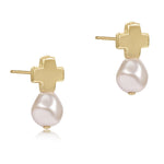 Signature Cross Gold Stud - Pearl - Eden Lifestyle