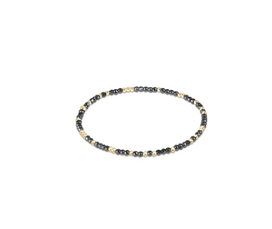 Enewton Hope Unwritten Silver Faceted Hematite 2mm Bead Bracelet - Eden Lifestyle