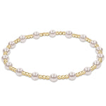 Enewton Classic Sincerity Pattern 4mm Bead Bracelet -Pearl - Eden Lifestyle