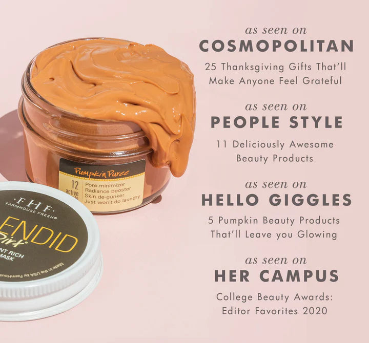 Splendid Dirt® Nutrient Mud Mask with Organic Pumpkin Puree - Eden Lifestyle