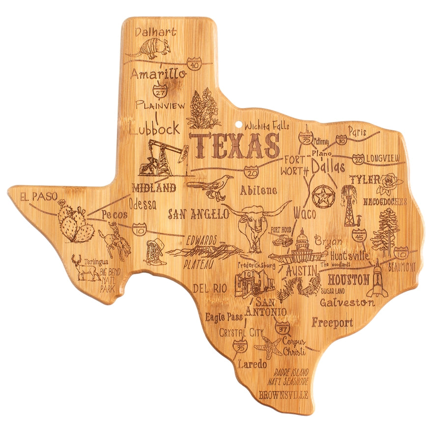 Texas Destination Cutting Board - Eden Lifestyle