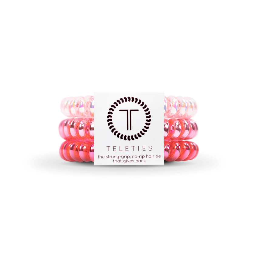 Think Pink Small Teleties - Eden Lifestyle