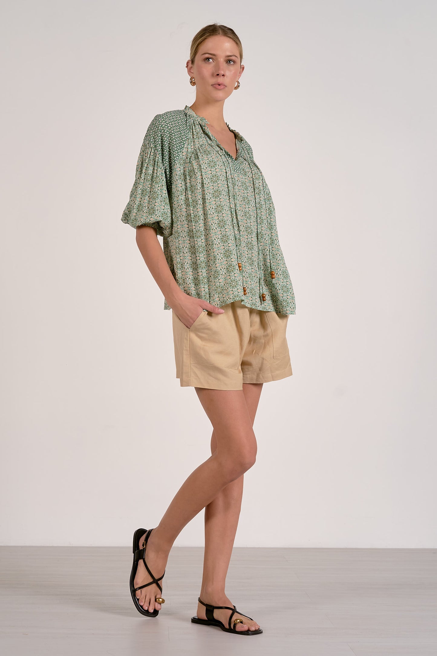 Green Boho Top - Eden Lifestyle