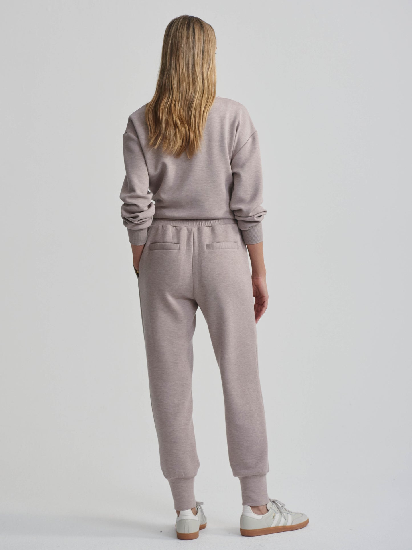 Varley The Slim Cuff Pant 25 Taupe Marl - Eden Lifestyle