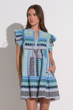Aztec Blues Dress