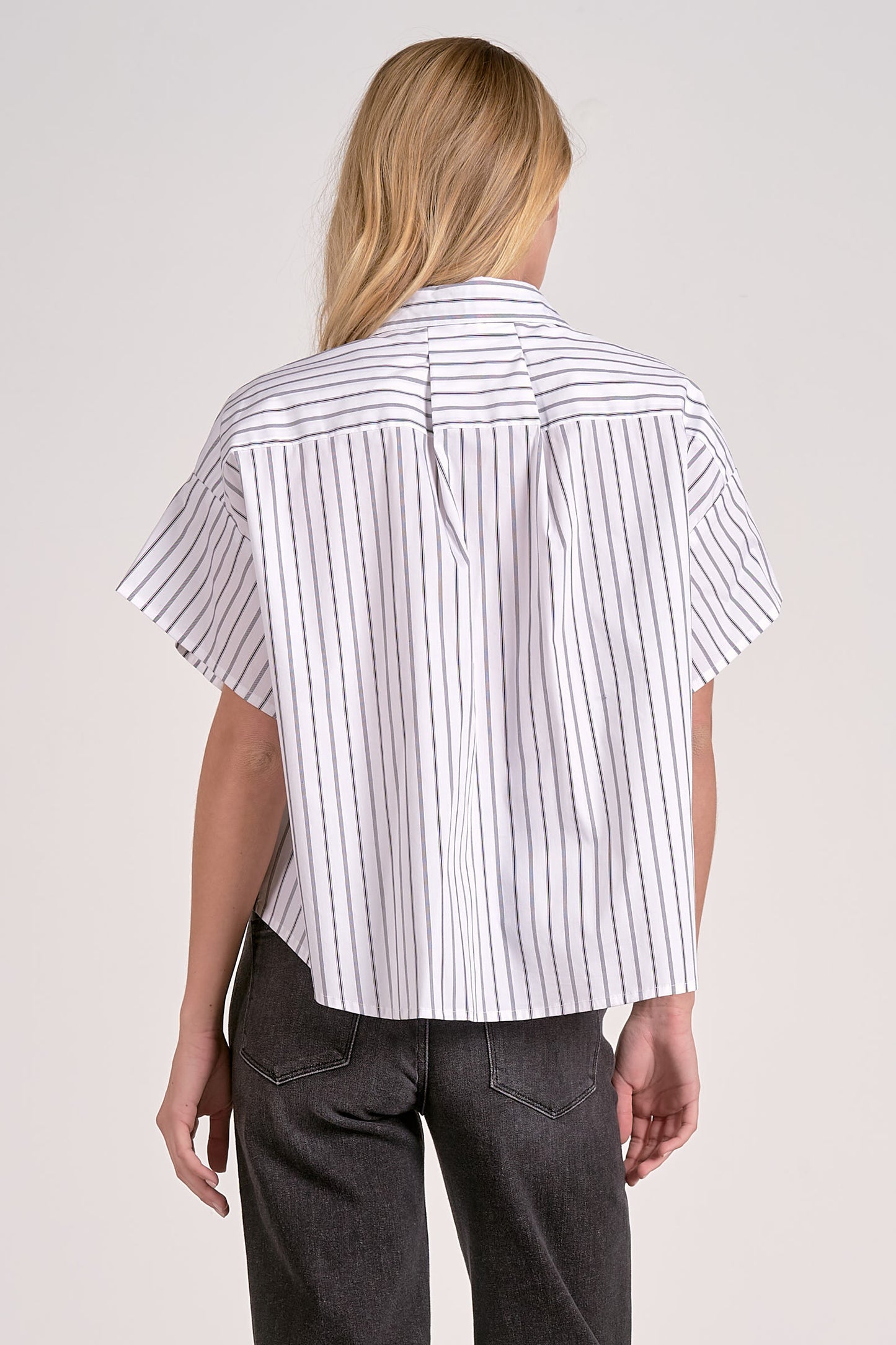 Striped Collared Shirt - Eden Lifestyle
