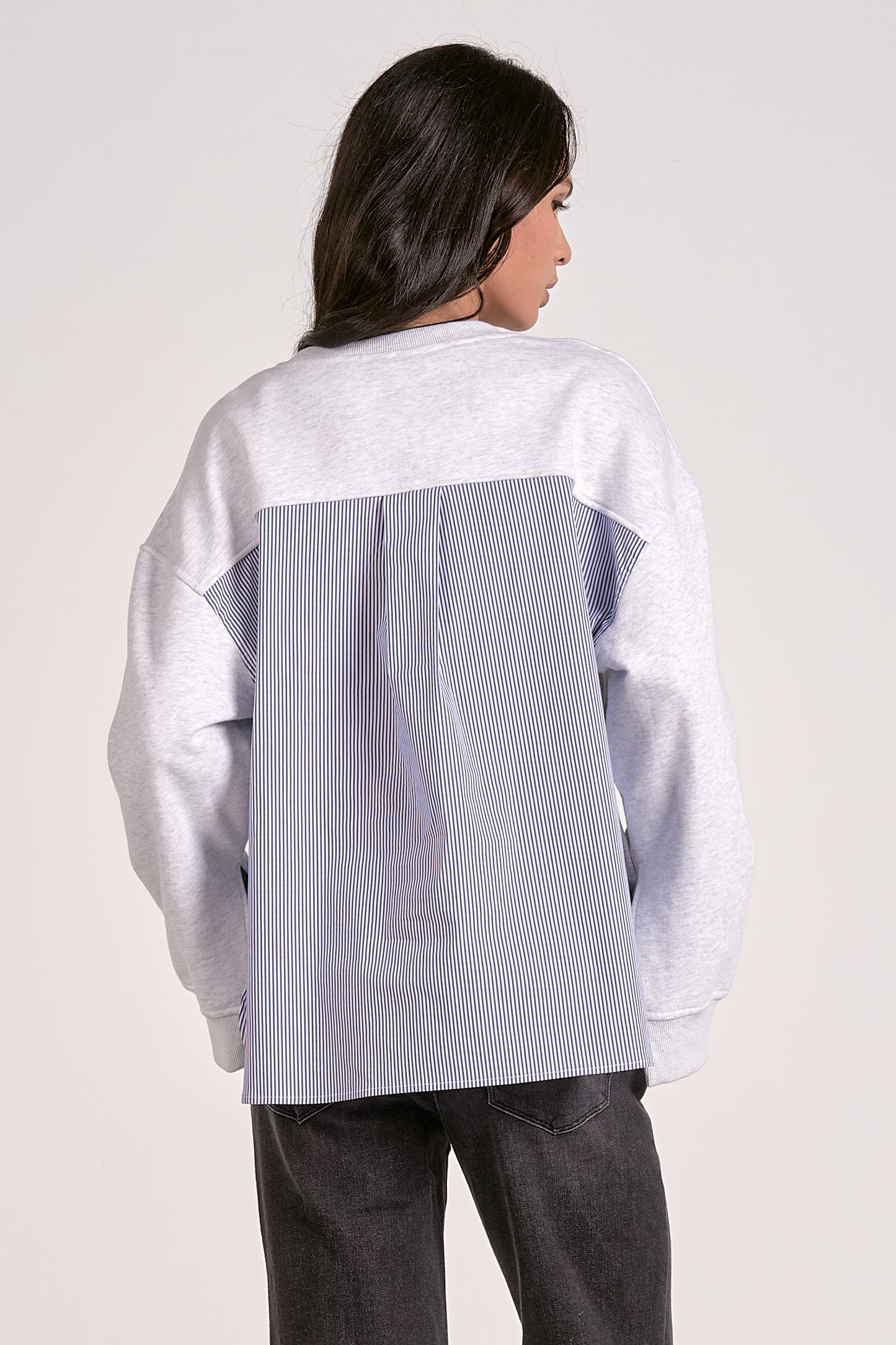Grey Tri Sweatshirt - Eden Lifestyle