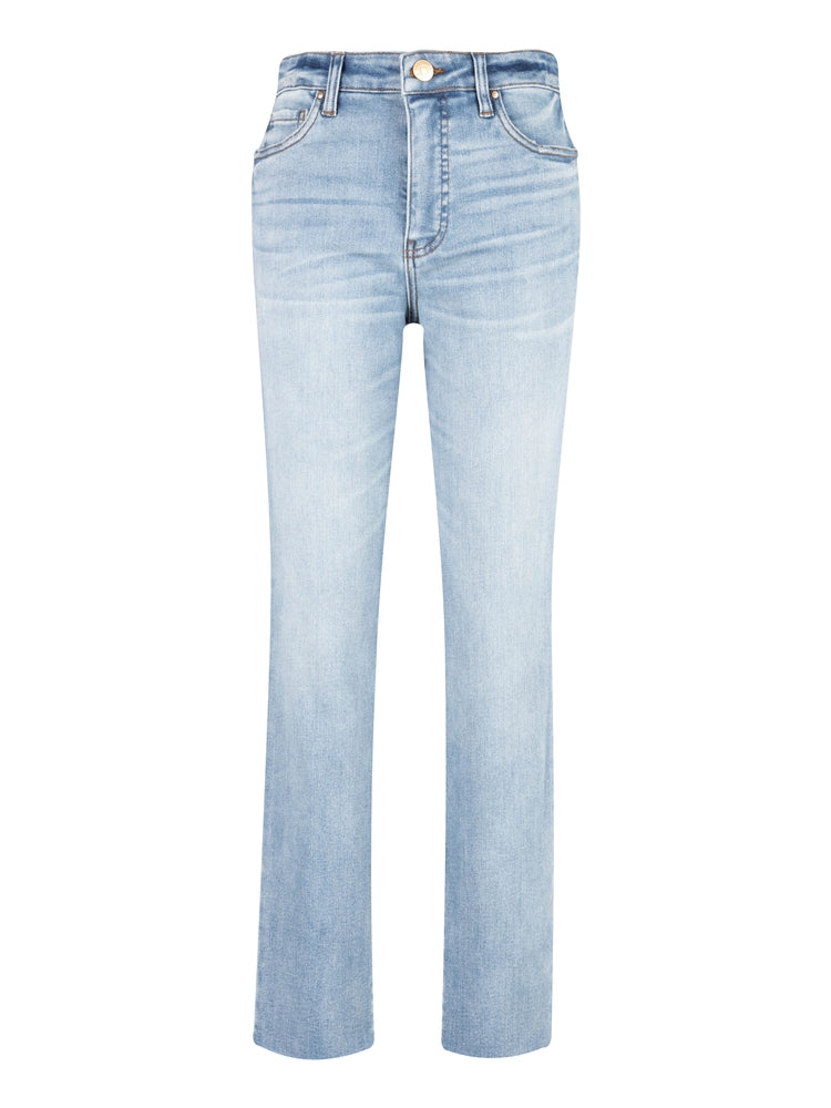 Reese Hight Rise Fab Ab Ankle Straight Raw Hem Denim - Eden Lifestyle