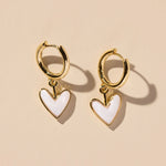 White Agate Sweetheart Huggies - Eden Lifestyle