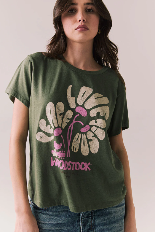 Woostock Festival Flower Tee - Eden Lifestyle