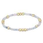 Enewton Worthy Pattern 3mm Bead Bracelet - Aquamarine - Eden Lifestyle