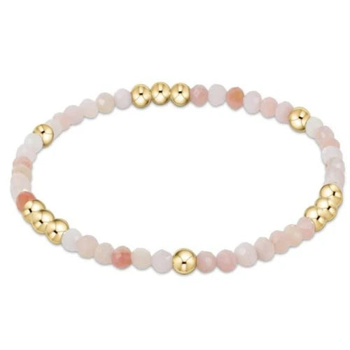 Enewton Worthy Pattern 3mm Bead Bracelet - Pink Opal - Eden Lifestyle