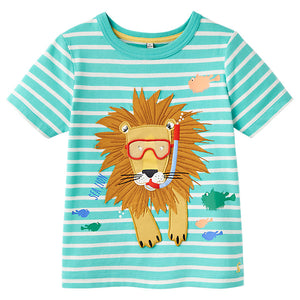 Joules, Baby Boy Apparel - Tees,  Joules Lion T-Shirt