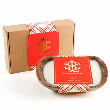 LUX Noel 3 Wick Dough Bowl Gift Boxed Candle - Eden Lifestyle