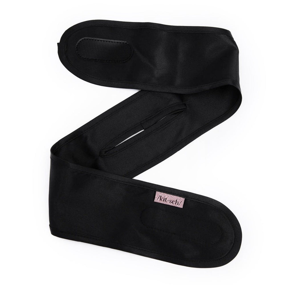 Satin Sleep Headband - Black - Eden Lifestyle