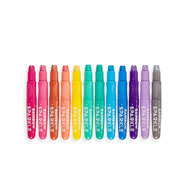 Rainbow Sparkle Metallic Gel Crayons - Eden Lifestyle