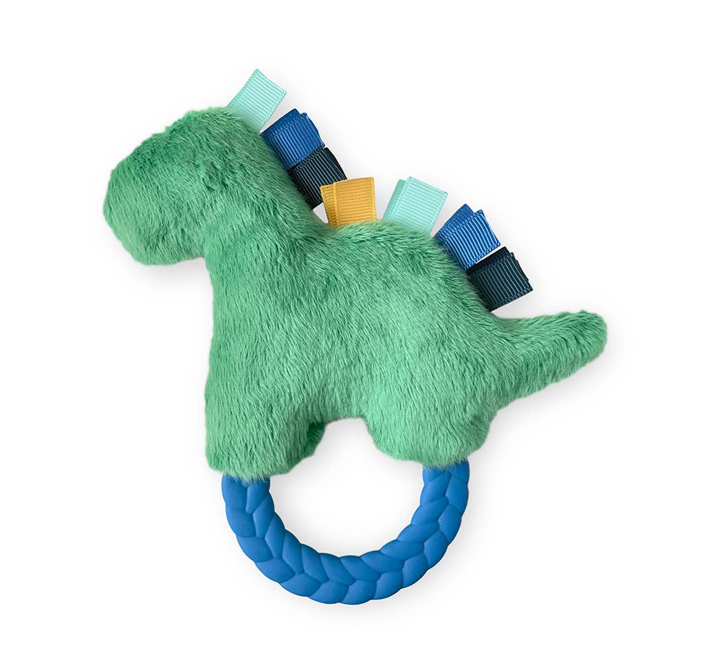 Dino Ritzy Rattle Pal™ Plush Rattle Pal with Teether - Eden Lifestyle