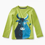 Tea Collection, Boy - Tees,  Big Blue Ox Graphic Tee