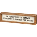 Primitives by Kathy, Home - Decorations,  Treadmill Box Sign