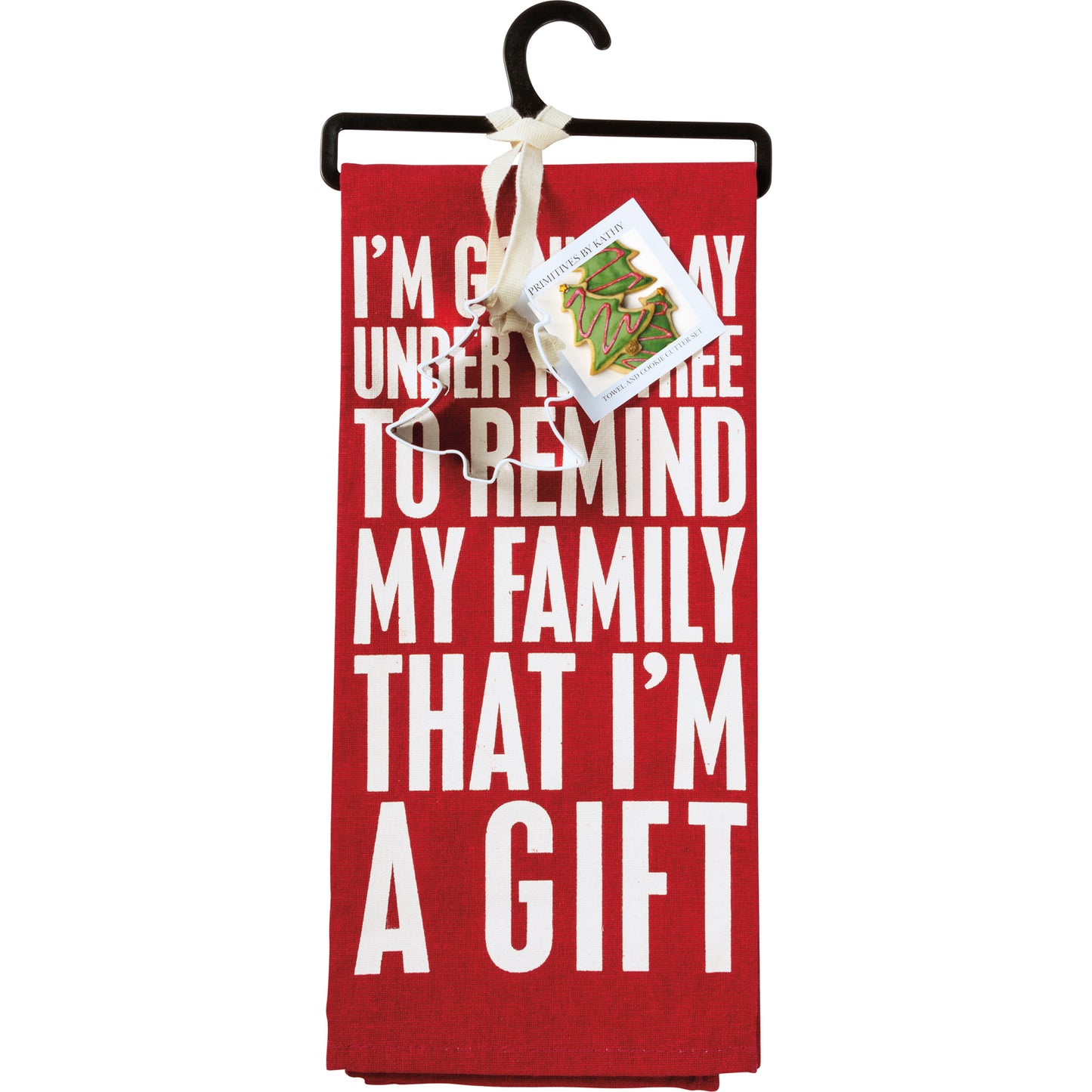 Primitives By Kathy, Home - Decorations,  Towel & Cutter Set - Remind Family That I'm A Gift