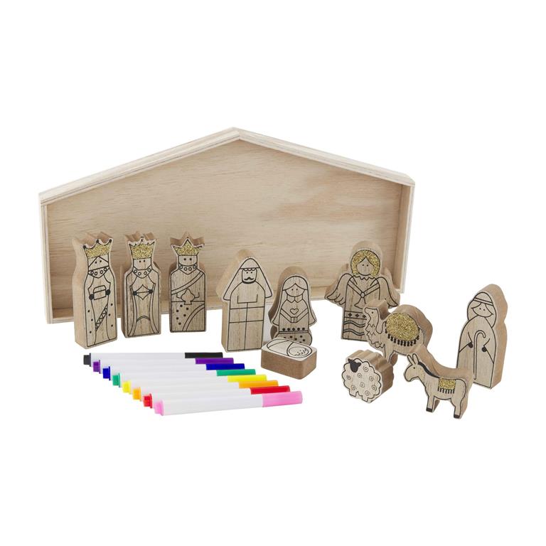 DIY Wood Nativity Set - Eden Lifestyle