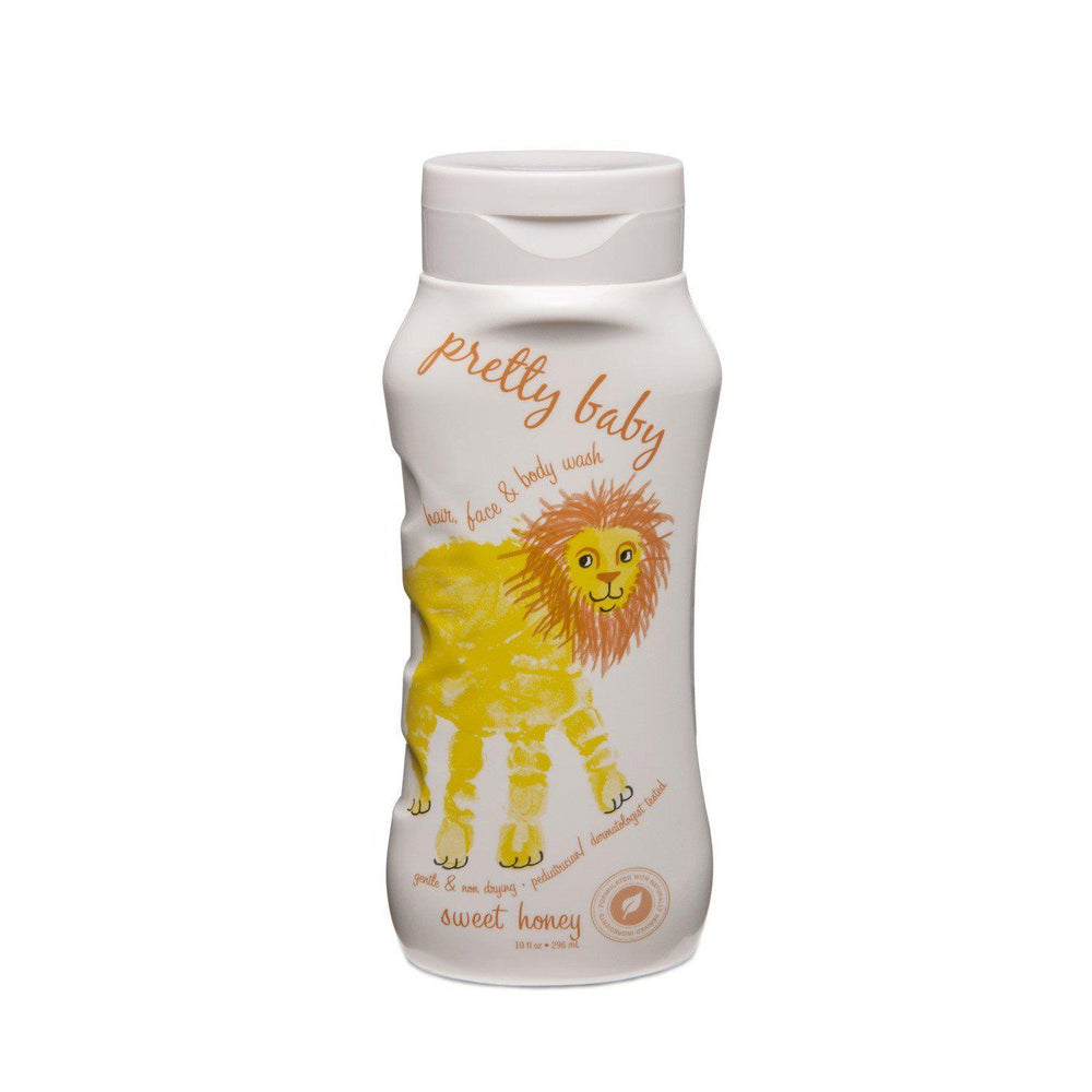 Eden Lifestyle, Gifts - Kids Misc,  Pretty Baby Hair, Face & Body Wash Sweet Honey- 10oz