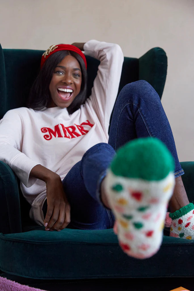 Merry & Bright Sweatshirt - Eden Lifestyle