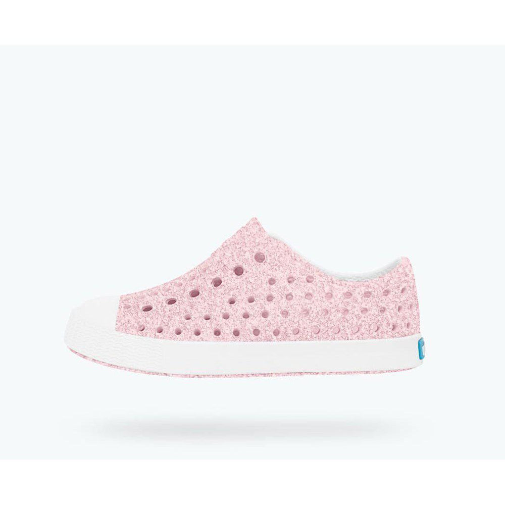 Native, Shoes - Girl,  Native Jefferson Bling - Milk Pink Bling