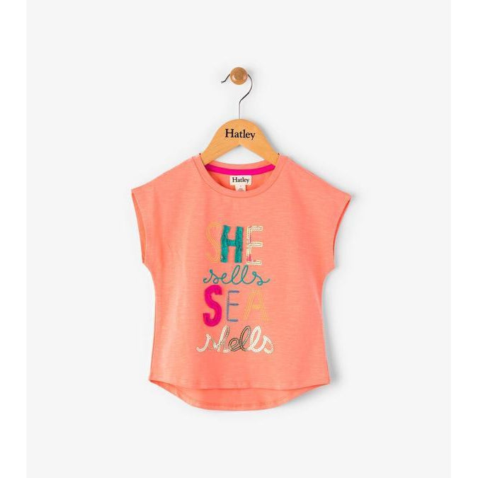 Hatley, Girl - Tees,  Hatley She Sells Sea Shells Tee