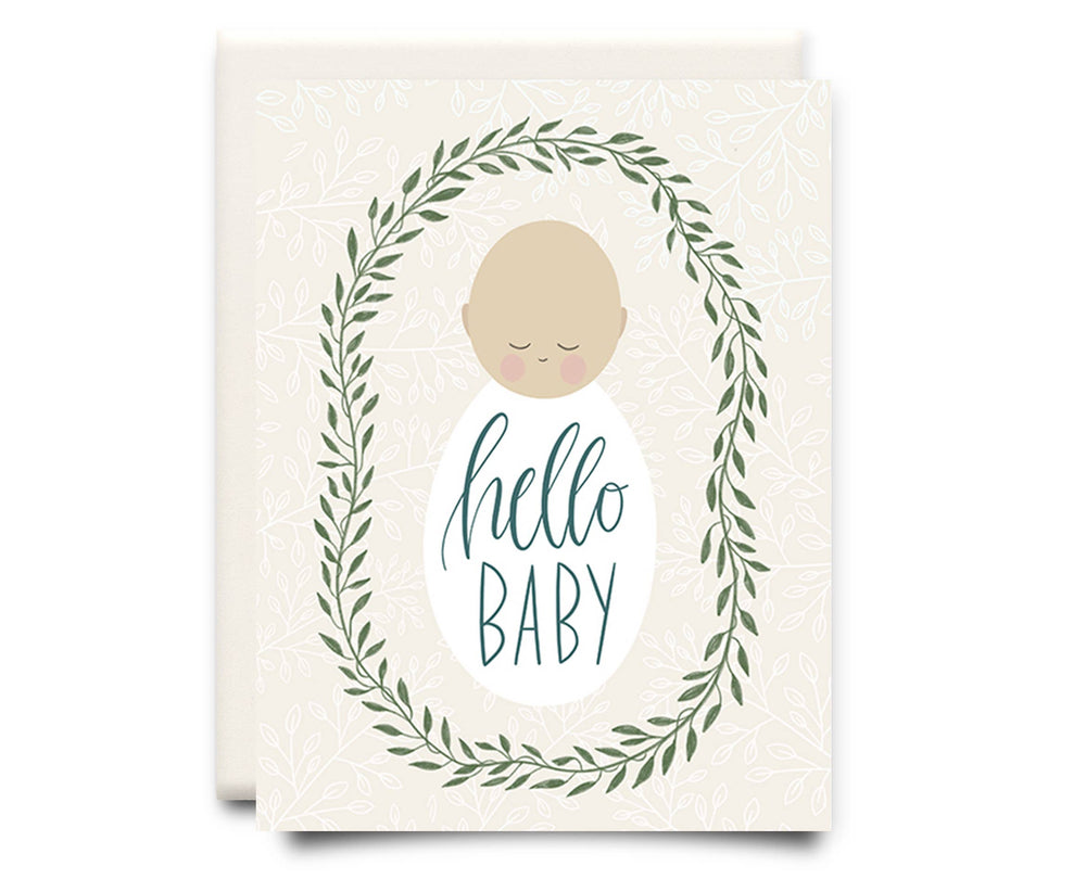 Hello Baby Greeting Card - Eden Lifestyle