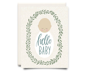 Hello Baby Greeting Card - Eden Lifestyle