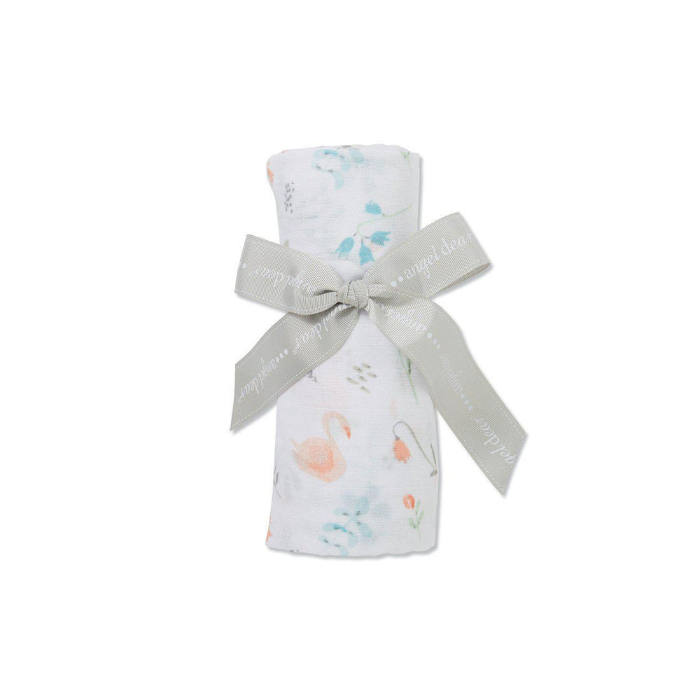 Angel Dear, Baby - Swaddles,  Angel Dear Muslin Swaddle Blanket Swan Floral