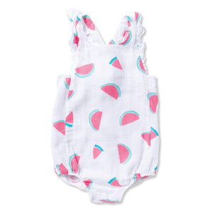 Angel Dear, Baby Girl Apparel - One-Pieces,  Watermelon Sunsuit