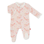 Magnificent Baby, Baby Girl Apparel - Pajamas,  Magnetic Me Birds Of Paradise Modal Magnetic Footie