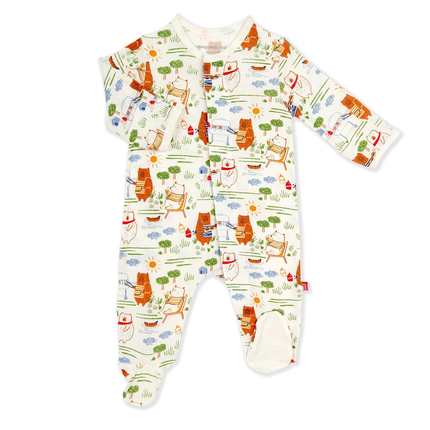 Magnetic Me Bear-B-Que Modal Magnetic Footie - Eden Lifestyle