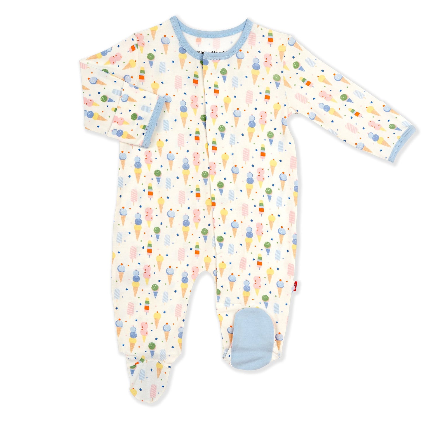 Magnetic Me ice Ice Cream Baby Modal Magnetic Footie - Eden Lifestyle