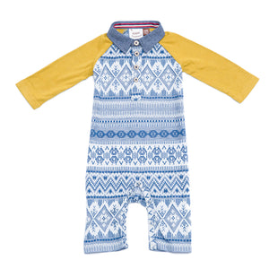 Fore, Baby Boy Apparel - Rompers,  Fore! Axel & Hudson Fair Isle Romper