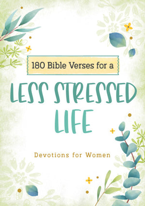 180 Bible Verses for a Less Stressed Life Book - Eden Lifestyle