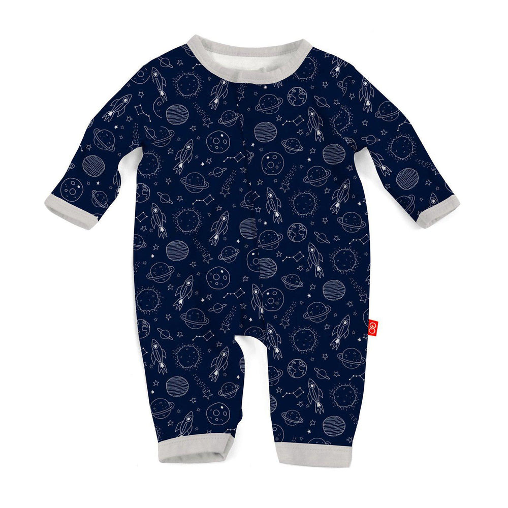 Magnificent Baby, Baby Boy Apparel - Rompers,  Magnetic Me by Magnificent Baby Stellar Modal Magnetic Coverall