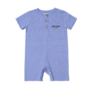 Fore, Baby Boy Apparel - Rompers,  Fore! Axel & Hudson Mini Henley Romper