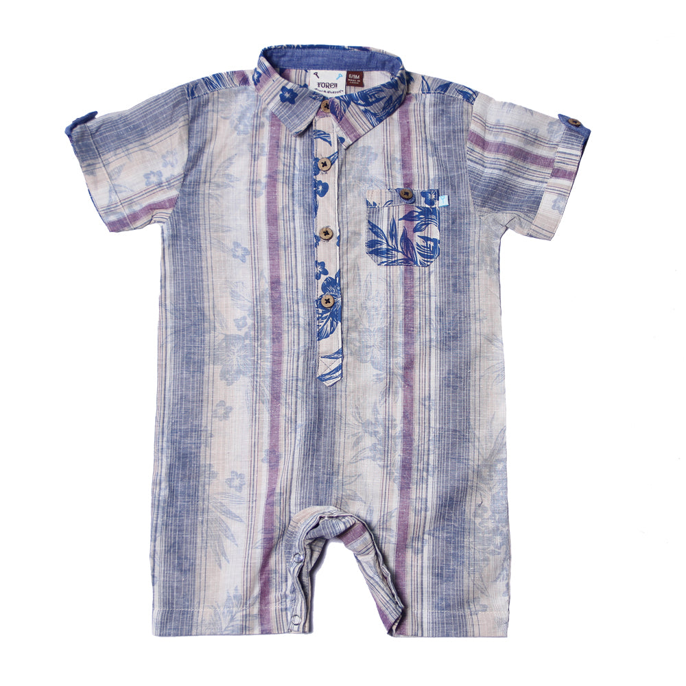 Fore, Baby Boy Apparel - Rompers,  Fore! Axel & Hudson Aloha Romper
